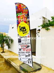 banderas publicitarias y promocionales personalizadas hechas en banderolas mexicanas