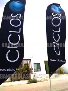 banderas publicitarias y promocionales personalizadas hechas en banderolas mexicanas