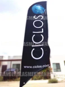 banderas publicitarias y promocionales personalizadas hechas en banderolas mexicanas