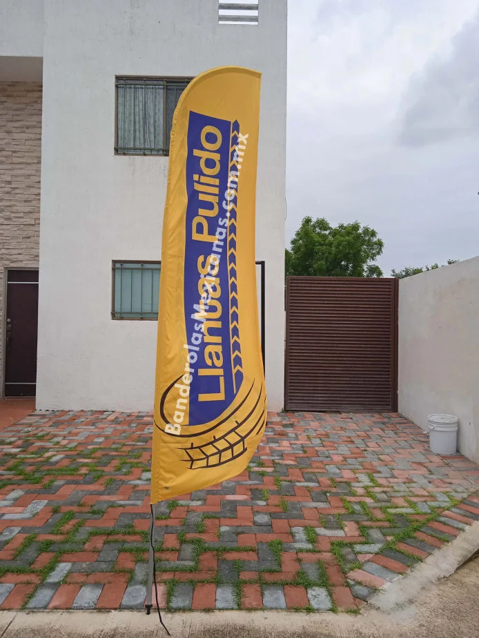 Banderas y promocionales para llantas pulido sublimadas