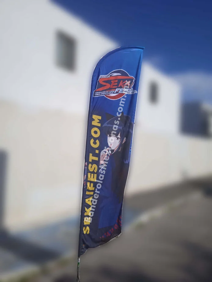 Banderas y promocionales sekai fest