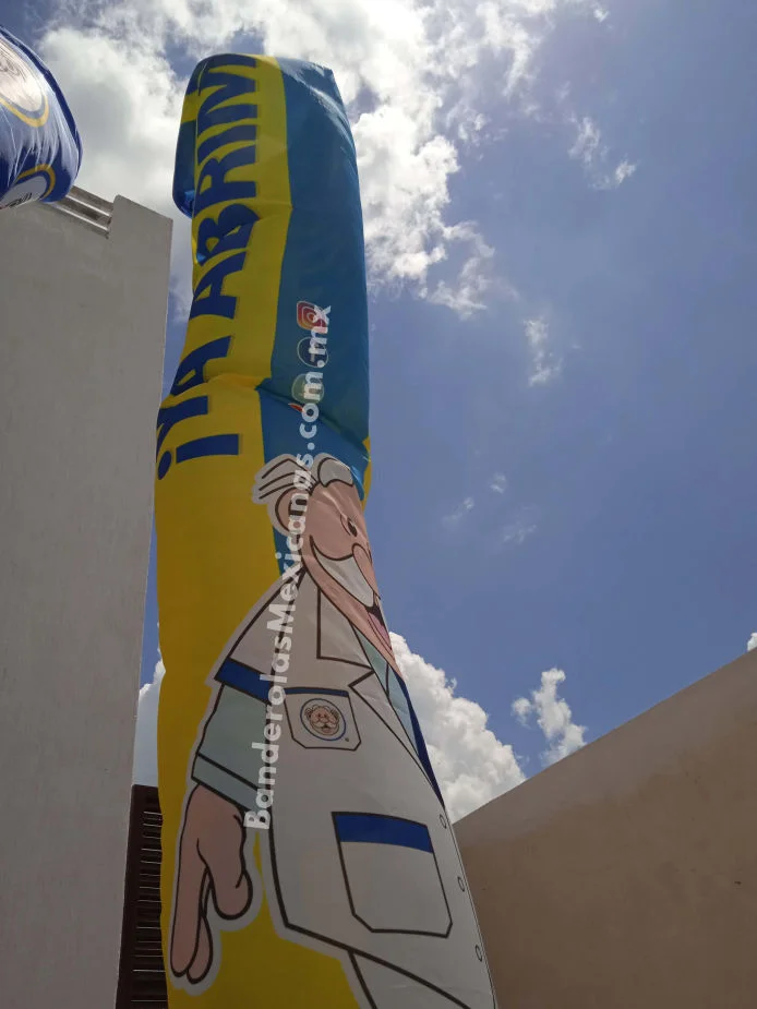 Bailarín de aire o sky dancer publicitario fabricado a medida