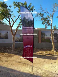 banderas publicitarias y promocionales personalizadas hechas en banderolas mexicanas