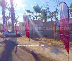 banderas publicitarias y promocionales personalizadas hechas en banderolas mexicanas