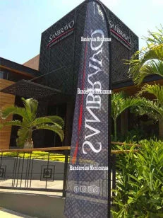 banderas publicitarias y promocionales personalizadas hechas en banderolas mexicanas