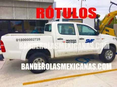 rotulos personalizados hechos en banderolas mexicanas