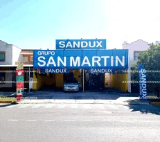 banderas publicitarias y promocionales personalizadas para sandux hechas en banderolas mexicanas