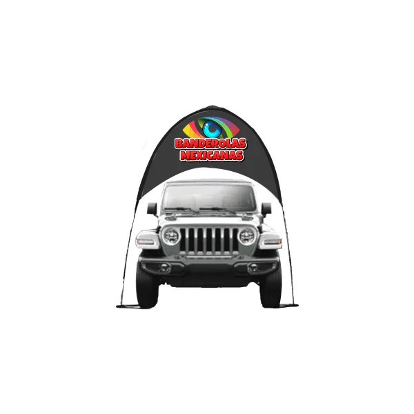 bandera de arco para autos 