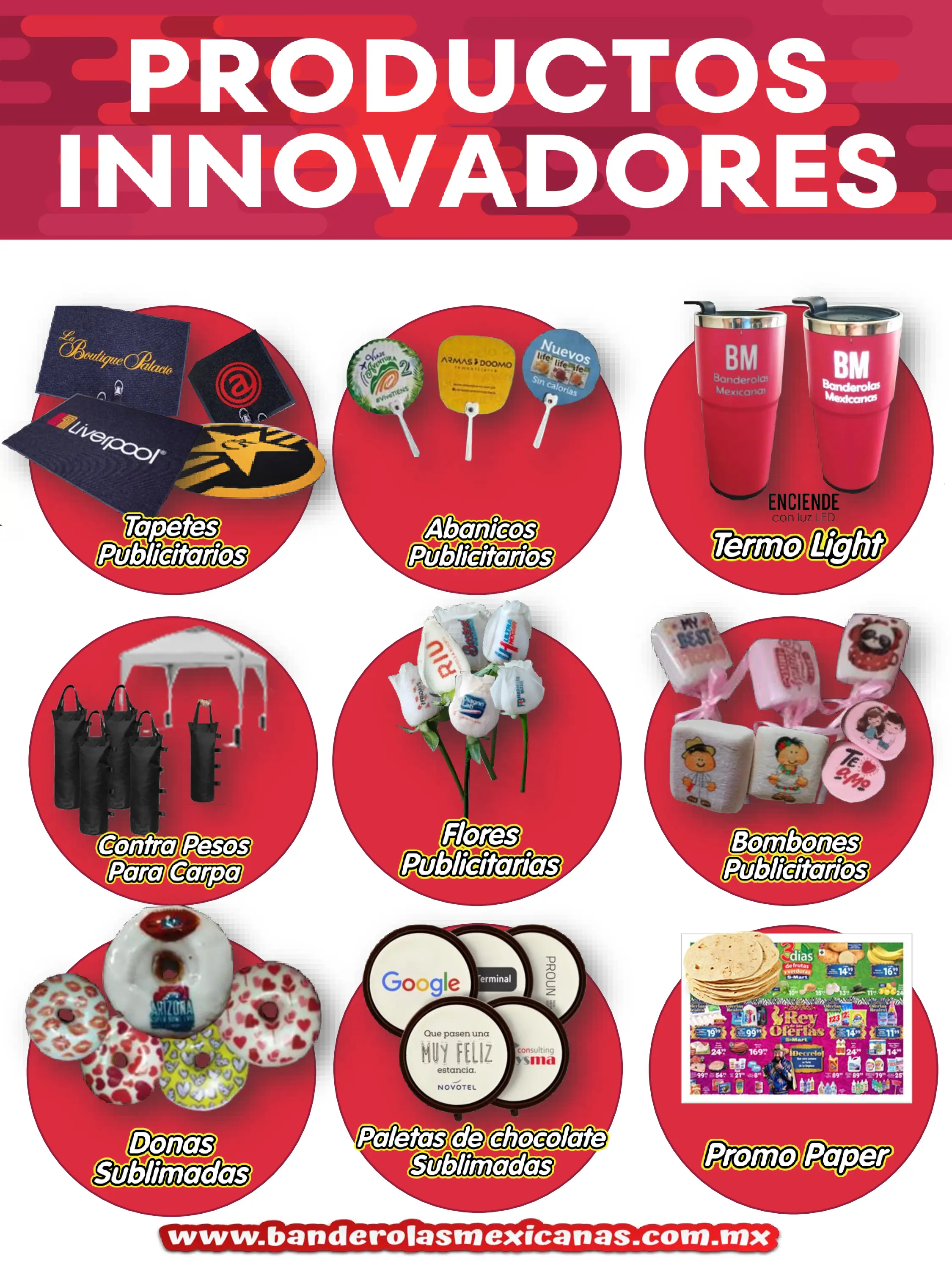 Banderolas Mexicanas Fábrica de publicidad con 10 años de experiencia personalizando
