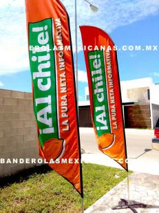 banderas publicitarias y promocionales personalizadas hechas en banderolas mexicanas