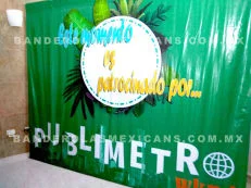 banderas publicitarias y promocionales personalizadas hechas en banderolas mexicanas