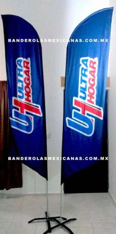 banderas publicitarias y promocionales personalizadas hechas en banderolas mexicanas