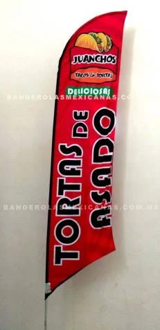 banderas publicitarias y promocionales personalizadas hechas en banderolas mexicanas