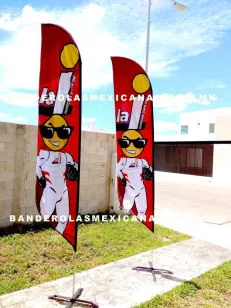 banderas publicitarias y promocionales personalizadas hechas en banderolas mexicanas
