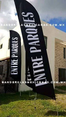 banderas publicitarias y promocionales personalizadas hechas en banderolas mexicanas