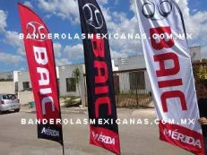 banderas publicitarias y promocionales personalizadas hechas en banderolas mexicanas